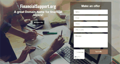 Desktop Screenshot of financialsupport.org